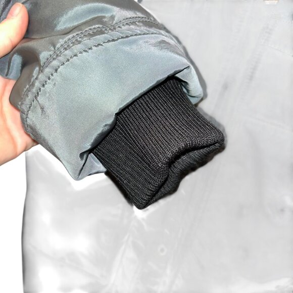 Postcard gray 3/4 apres ski jacket hood knit cuffs 10 Luxury Sportswear - Picture 4 of 6